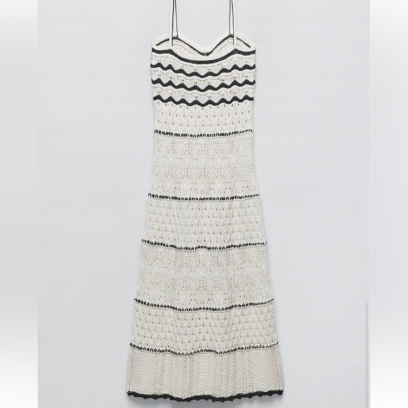 Zara Long Knit Dress - Picture 8 of 10